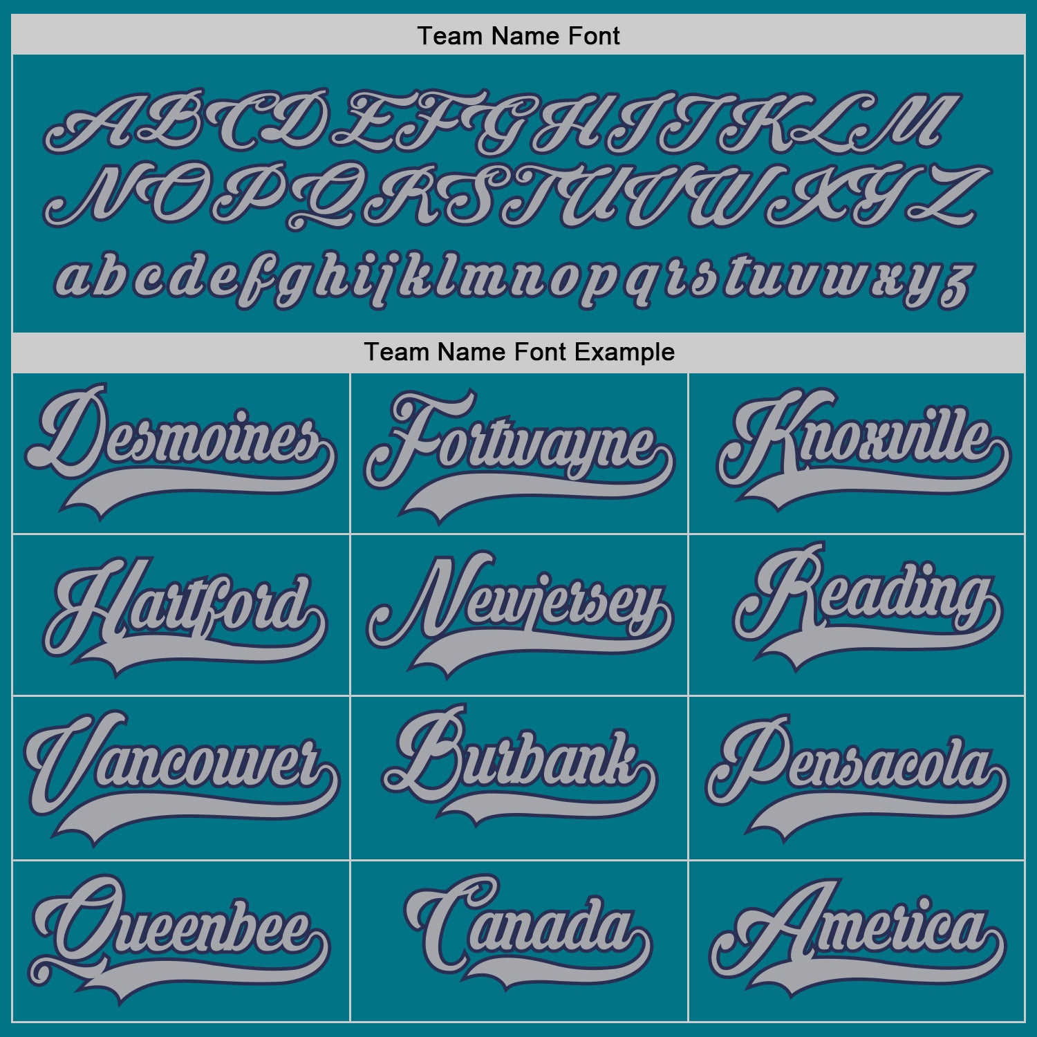 Custom Teal Gray-Navy Hockey Jersey