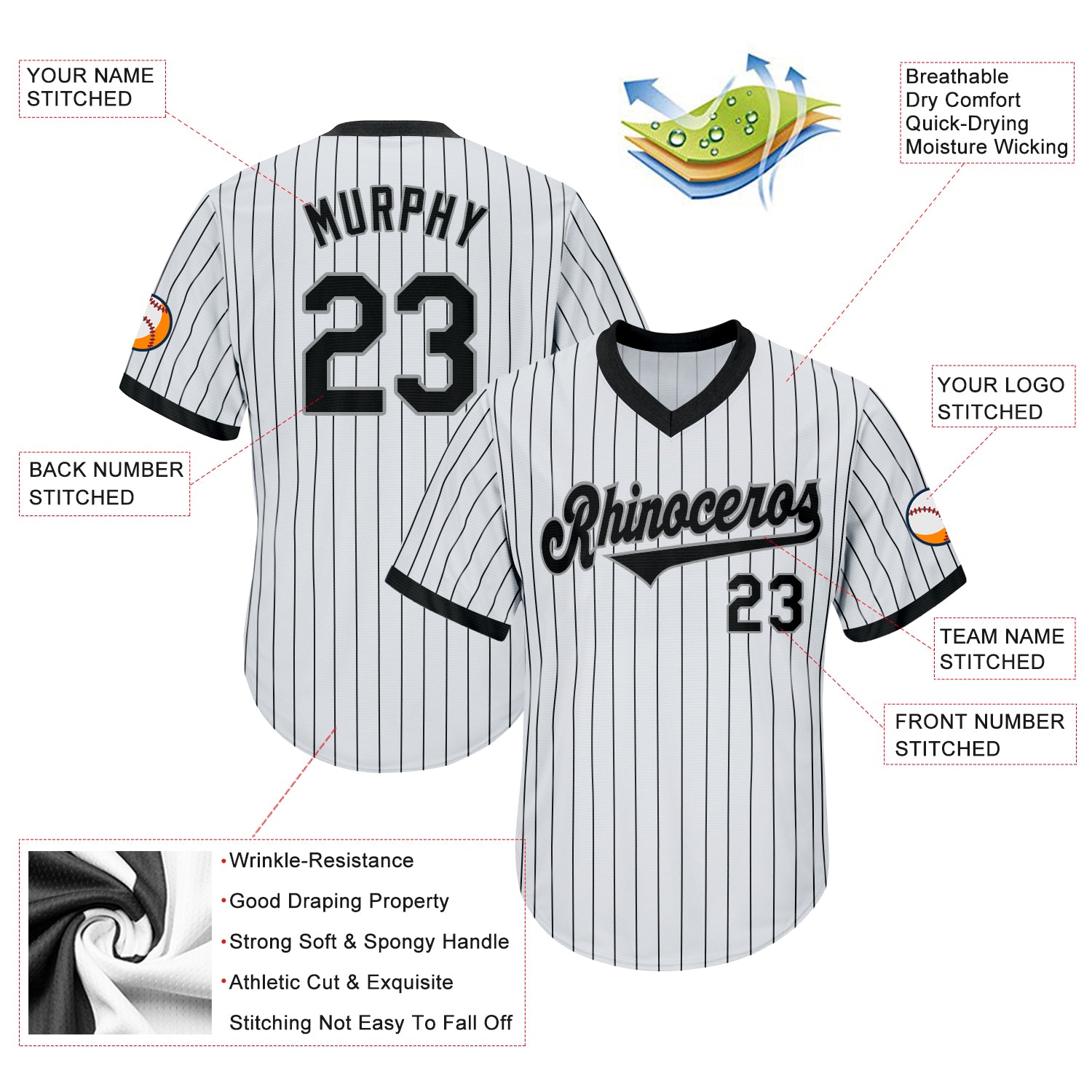 Personalized Chicago White Sox All Over Print 3D Pinstripe Short
