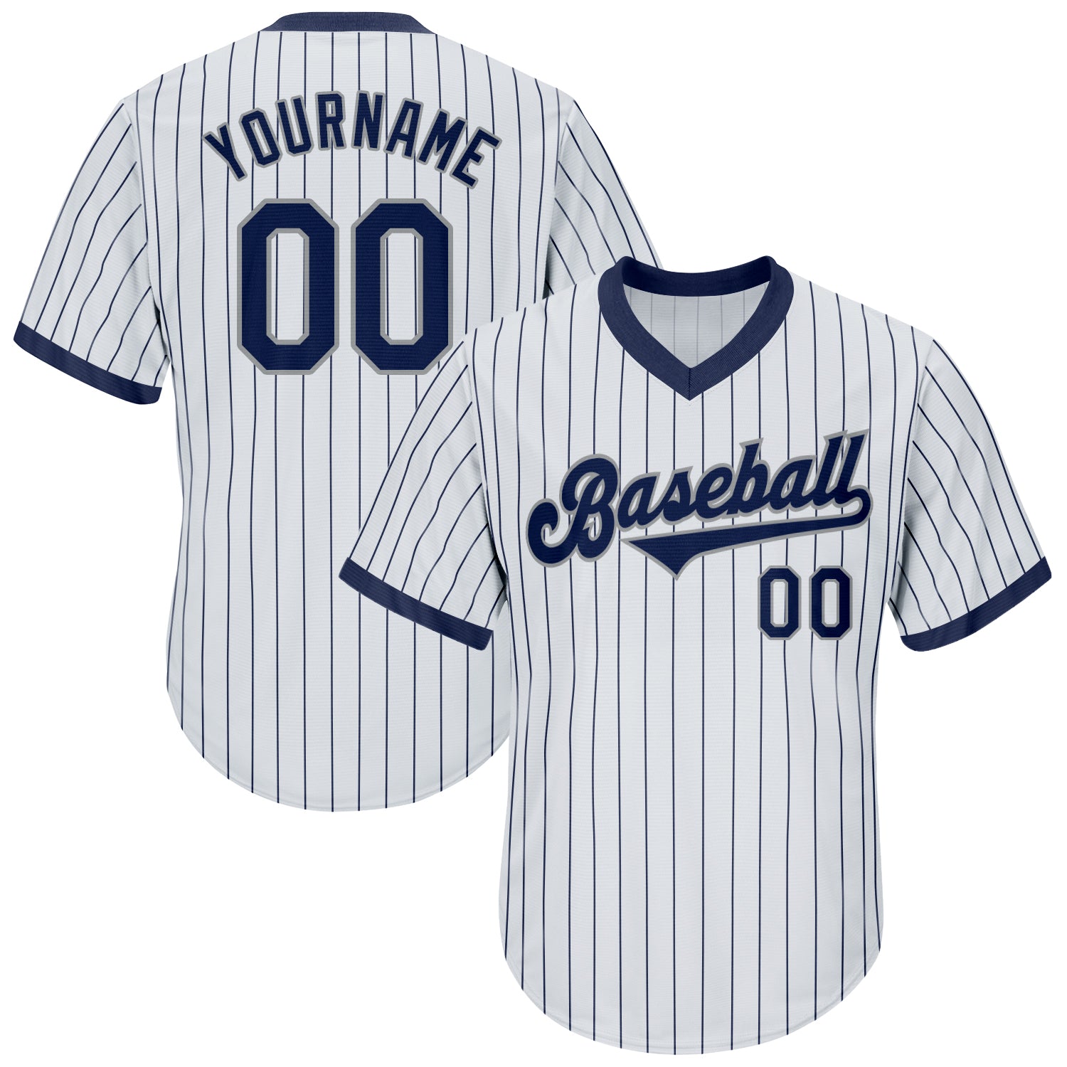 Baseball JERSEY/BASEBALL JERSEY/DODGERS WHITE NAVY BASEBALL Shirt