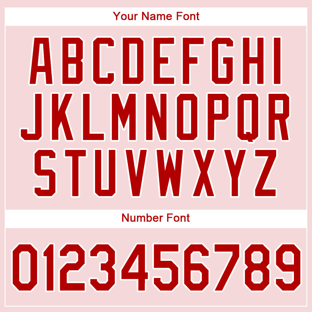 Custom White Red Pinstripe Red-White Authentic Baseball Jersey