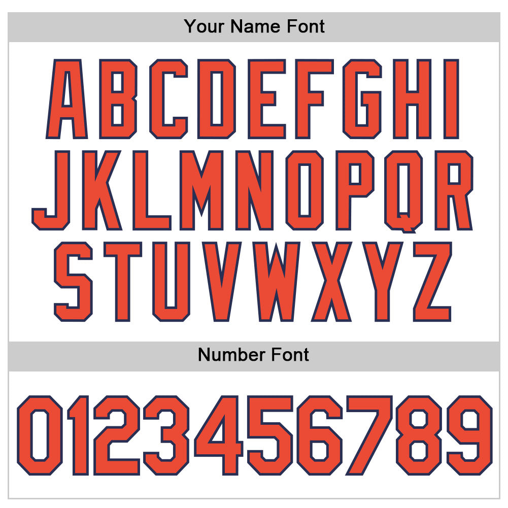 Custom White Orange Pinstripe Orange-Navy Authentic Basketball Jersey