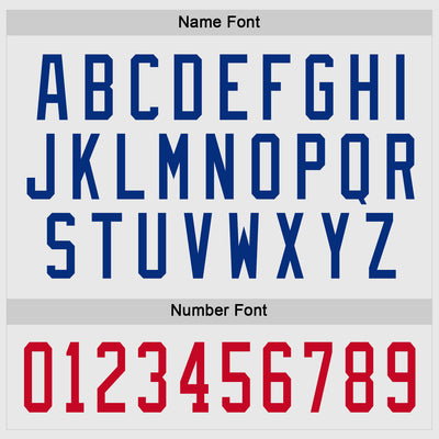 Custom White Royal-Gold Hockey Jersey