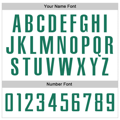 Custom White Kelly Green-Gray Authentic Baseball Jersey