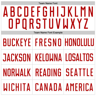 Custom White Red Pinstripe Red Authentic Baseball Jersey