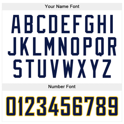 Custom Stitched White Navy-Gold Sports Pullover Sweatshirt Hoodie