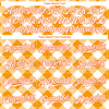 Custom White White-Orange 3D Pattern Design Orange Plaid Authentic Baseball Jersey