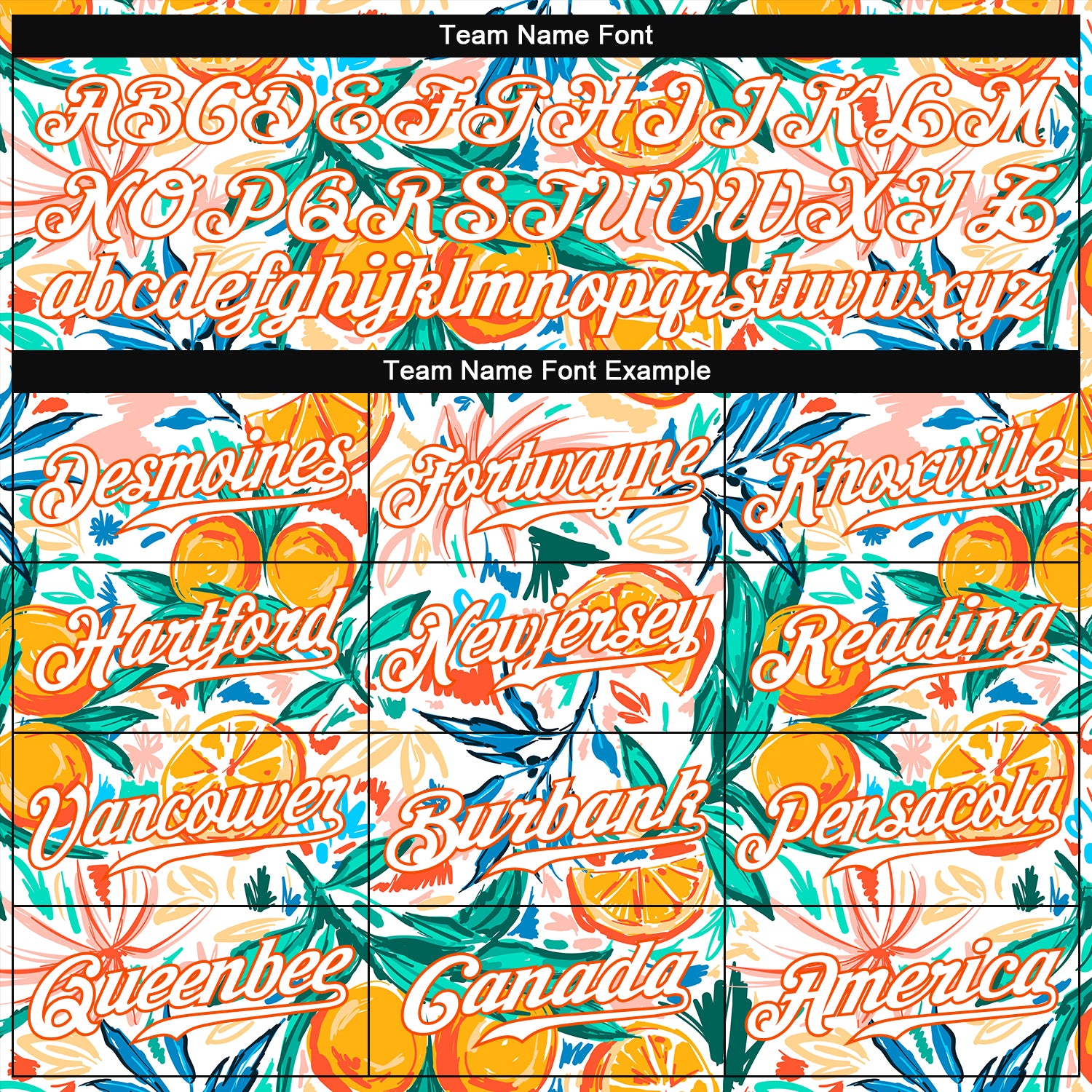 Custom White Orange 3D Pattern Design Fruit Authentic Baseball Jersey